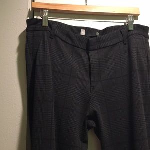 Kut from the cloth navy plaid leggings. Size 14